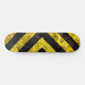 Grunge onder bouwstrepen skateboard (Horizontaal)