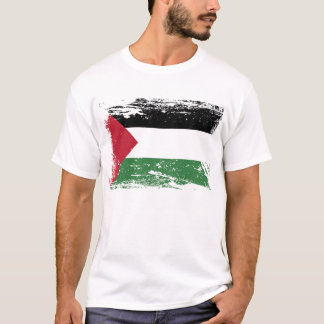 Grunge Palestina Vlag T-shirt