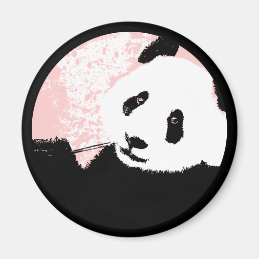 grunge panda. magneet (Voorkant)