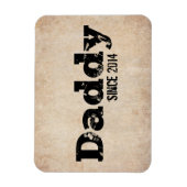 Grunge papa sinds 2014 magneet (Verticaal)