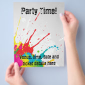 Grunge party flyer (Hand)