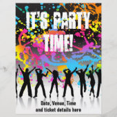 Grunge party flyer (Voorkant)