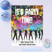 Grunge party flyer (Enkel)