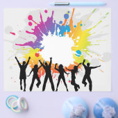 Grunge party flyer (Enkel)