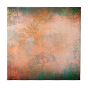 Grunge Patina vintage achtergrond Keramische tegel Tegeltje