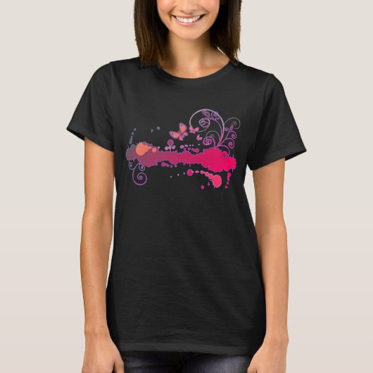 Grunge Pattern T-Shirt (Voorkant)