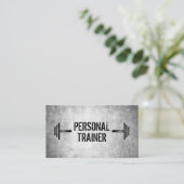 Grunge Personal Trainer Carte de visite (Debout devant)