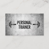 Grunge Personal Trainer Carte de visite (Devant)