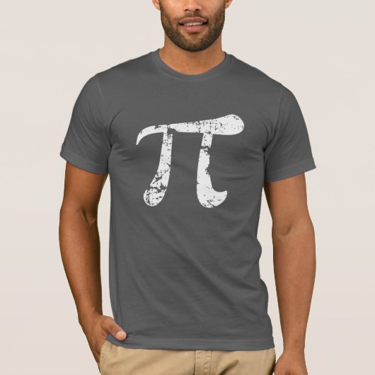 Grunge Pi-symbool T-shirt (Voorkant)