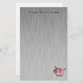 Grunge Pig Briefpapier (Voorkant / Achterkant)