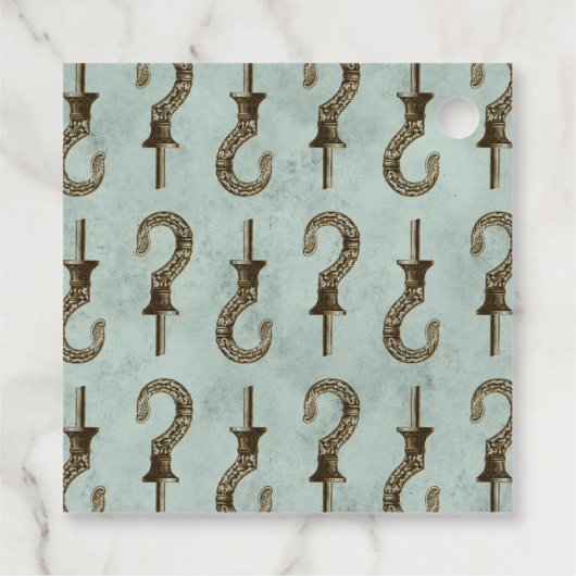  Grunge Pirate Bedankjes Labels (Achterkant)