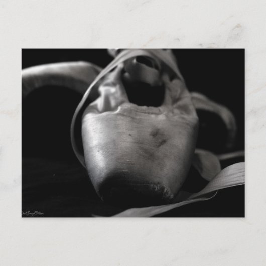 Grunge Pointe (Ballet) Chaussures Carte postale (Devant)