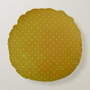 Grunge polka dot: waterverf achtergrond rond kussen