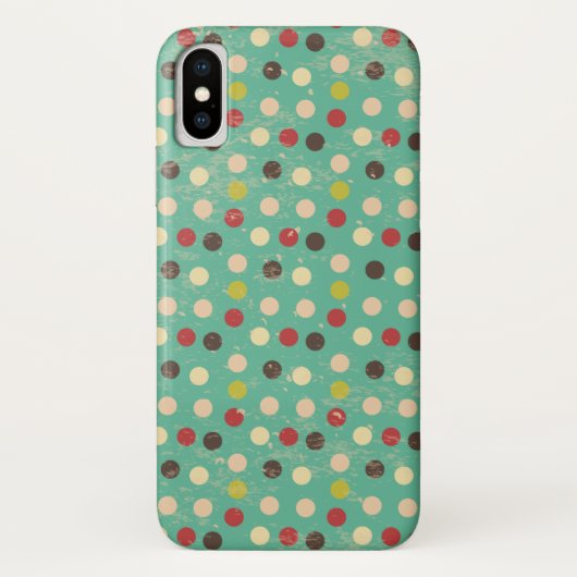 Grunge Polka Dots Pattern Case-Mate iPhone Case (Achterkant)