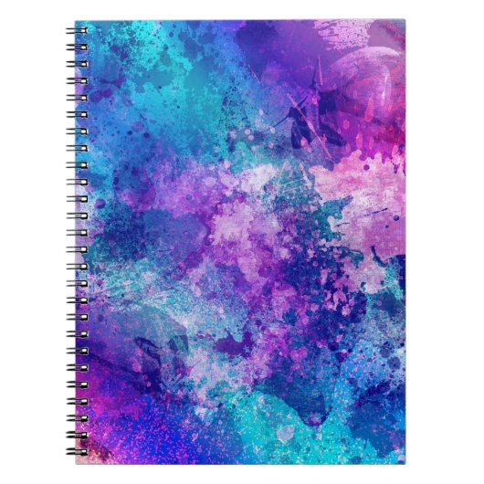Grunge Print Spiral notebook Notitieboek (Voorkant)