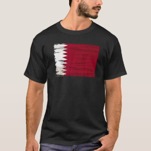 Grunge Qatar Flag T-shirt