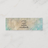 Grunge QR-code Mini Visitekaartje (Achterkant)