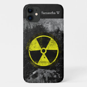 Grunge Radioactive Symbool iPhone 11 Hoesje