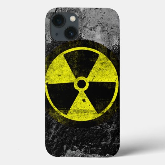Grunge Radioactive Symbool Case-Mate iPhone Case (Achterkant)