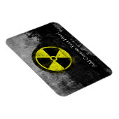 Grunge Radioactive Symbool Magneet (Rechterzijde)
