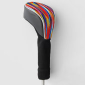 Grunge Rainbow Golfheadcover (Schuin)