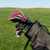 Grunge Rainbow Golfheadcover (Insitu)