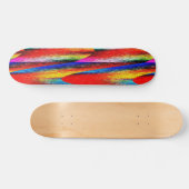 Grunge Rainbow Skateboard (Horizontaal)
