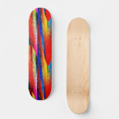 Grunge Rainbow Skateboard (Voorkant)