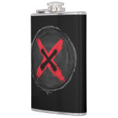 Grunge Red Expression Heupfles (Links)
