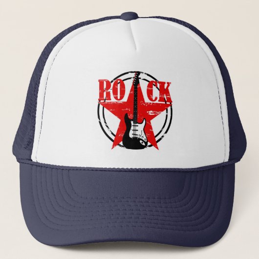 Grunge rock trucker pet (Voorkant)