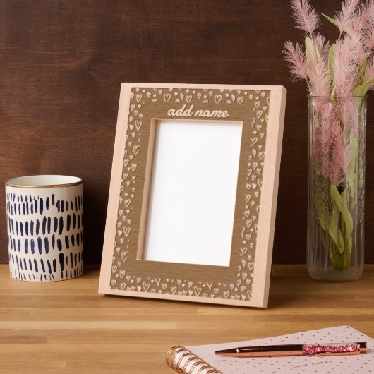 Grunge Romantic Hearts Bordure cadre (Gauche)