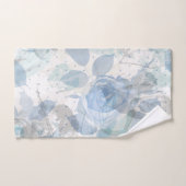 Grunge Rose bleu (Serviette à main)