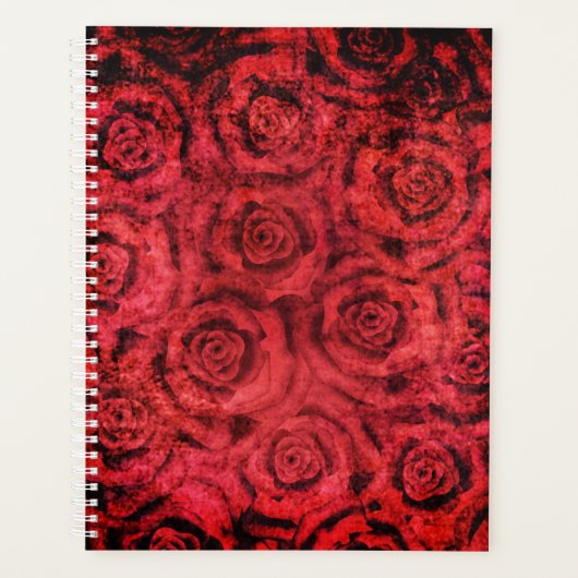 Grunge, roses rouges (Devant)