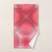Grunge rouge et gris (Serviette à main)