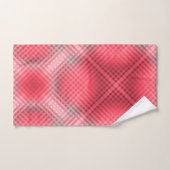 Grunge rouge et gris (Serviette à main)