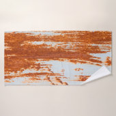 grunge rouille mur arrière - plan et texture (Serviette de bain)