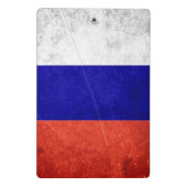 Grunge Russische vlag Mini Klembord (Achterkant)