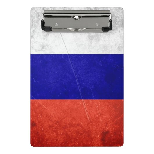 Grunge Russische vlag Mini Klembord (Voorkant)