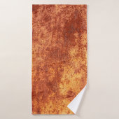 Grunge rusted metal texture, roest and oxidized me badhanddoek (Badhanddoek)