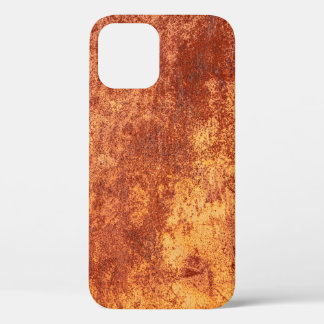 Grunge rusted metal texture, roest and oxidized me iPhone 12 hoesje