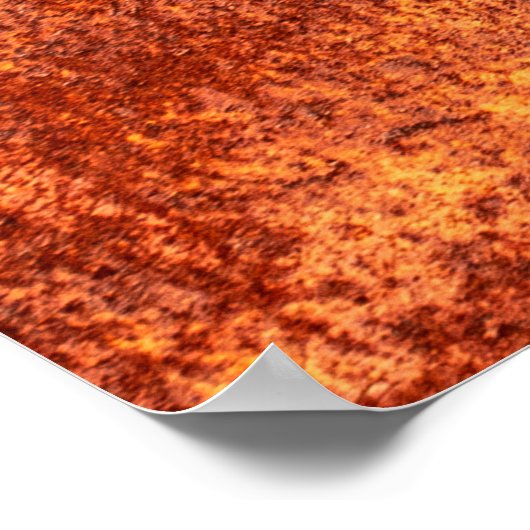 Grunge rusted metal texture, roest and oxidized me poster (Hoek)