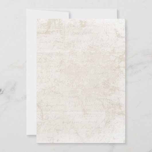 grunge rustiek oud papier kaart (Achterkant)