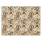 Grunge rustieke Steampunk klok (11) Tafelkleed (Voorkant (Horizontaal))