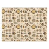 Grunge rustieke Steampunk klok (13) Tafelkleed (Voorkant (Horizontaal))