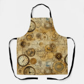 Grunge Rustieke Steampunk Klok (5) Schort (Voorkant)