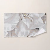 *~* Grunge Rustique Azalea Fleurs Blanc Neutre (Serviette à main)