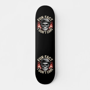 Grunge Schedel Vlammen Streetwear Stijl Grafisch Skateboard