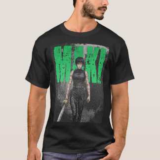 Grunge-schets Anime Karakter Illustratie T-shirt