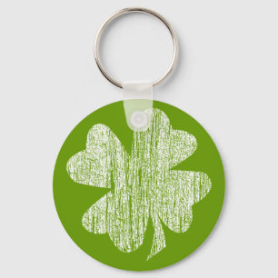 Grunge Shamrock Sleutelhanger