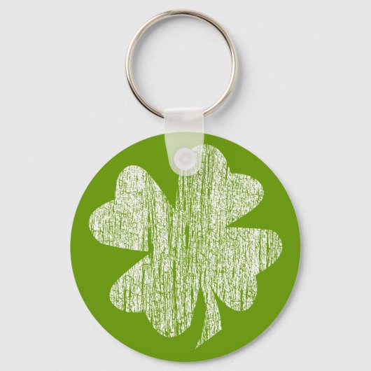 Grunge Shamrock Sleutelhanger (Voorkant)